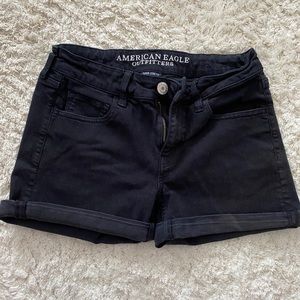 🌻CLEARANCE SALE🌻 AEO Twill black midi shorts